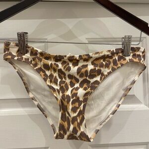 Aerie Leopard Bikini Bottoms NWT Size S